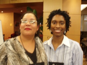 me w/ Jacqueline Hamilton (1/2 of J.M Jeffries)